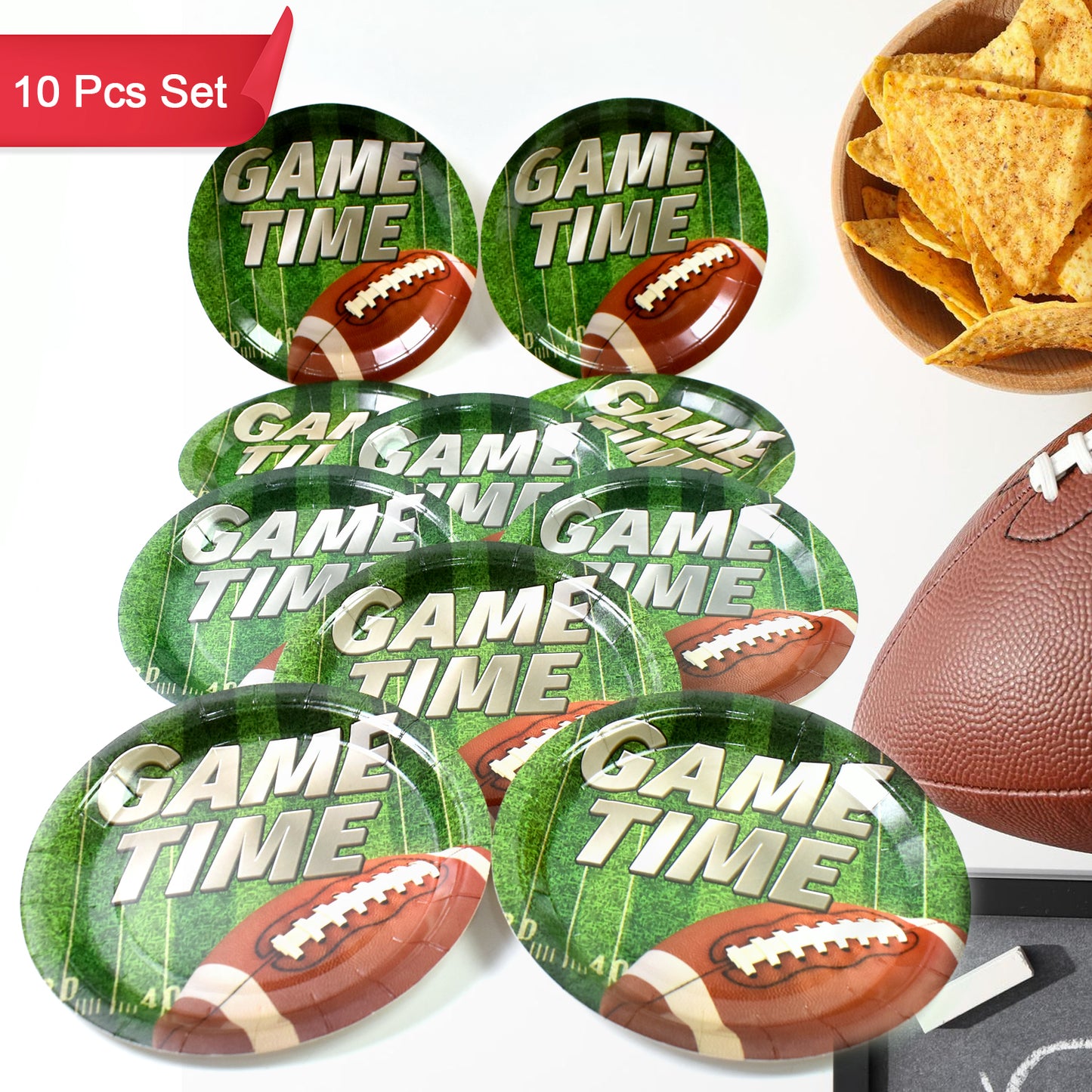 Roundplates Disposable Paper Plates  Happy Birthday Gift (10 Pcs Set  Mix Design)