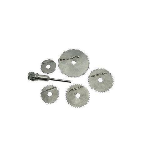 6Pcs Metal Hss Circular Saw Blade Set Cutting Discs For Rotary Tool
