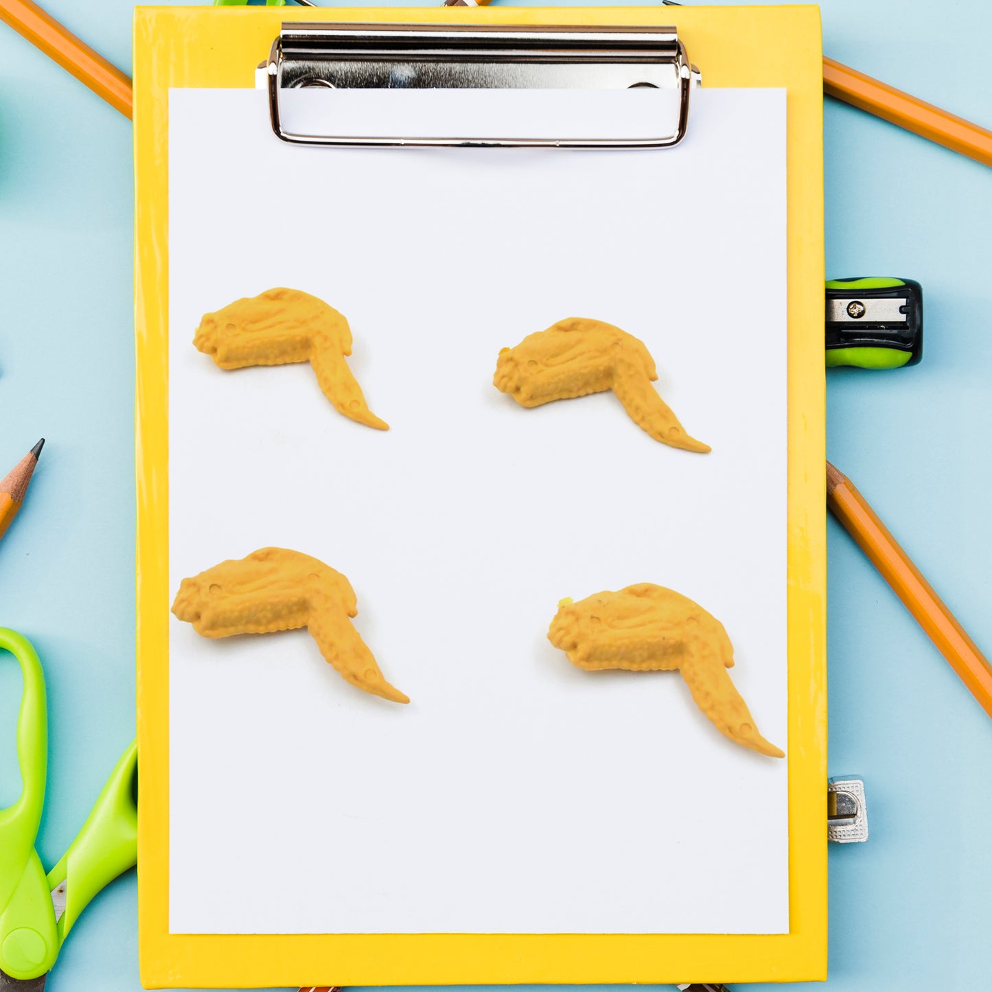 Cute Erasers Pencil Eraser Chicken Wings Chicken Legs Eraser Student School Supplies Gifts Chicken Rubber Drawing Small Eraser Office Accessory Fun Back To School Supplies Gifts Party Favor For Kids Adults Students (8 Pcs Set)