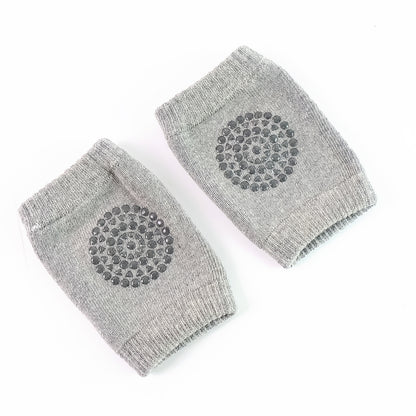 Lightgrey Toddler Wool Knit Leg Warmer (Knee Guard)