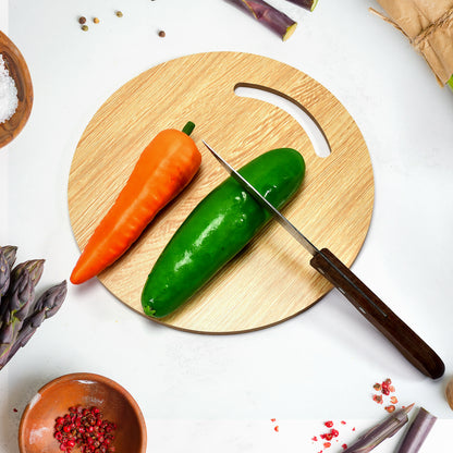 Wooden Round Chopping Board  For Chopping Fruit  Vegetable