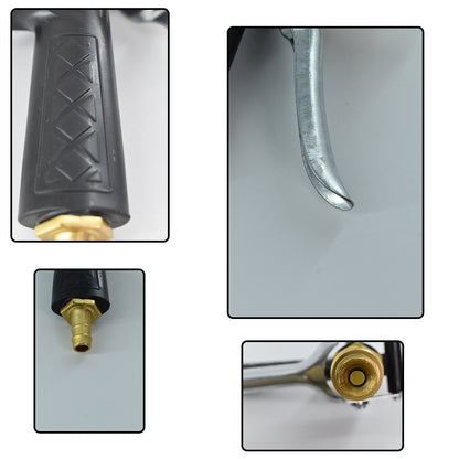 Durable Gold Plated Metal Trigger Hose Nozzle Water Lever Spray