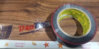 Deodap Printed Transparent Strong Adhesive Packaging Tape For Multipurpose Use Packing Adhesive Tape Office Product (2 Inch X 120 Mtr.)
