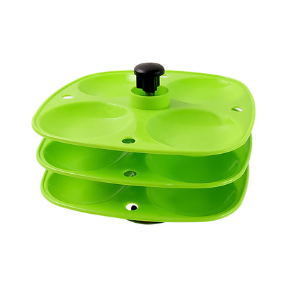 3 Layer Idli Stand Used In All Kinds Of Household Kitchen Purposes For Holding And Serving Idlis.