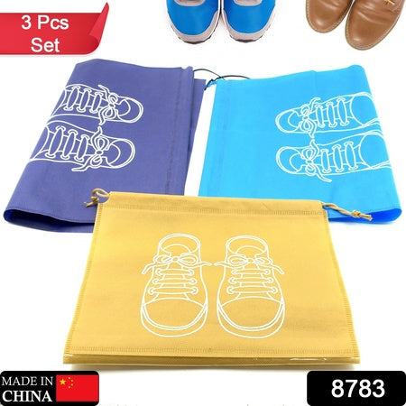Beach Bag Shoes Storage Bag Closet Organizer Non-Woven Travel Portable Bag Waterproof Pocket Clothing Classified Hanging Bag Shoe Bag Luggage Travel Portable Shoe Pouch Non Woven Transparent Window (3 Pc )