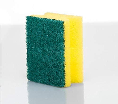 Scrub Sponge 2 In 1 Pad For Kitchen Sink Bathroom Cleaning Scrubber