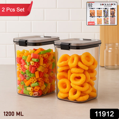 Ml Airtight Lock  Lock Food Storage Container Set  2 Piece