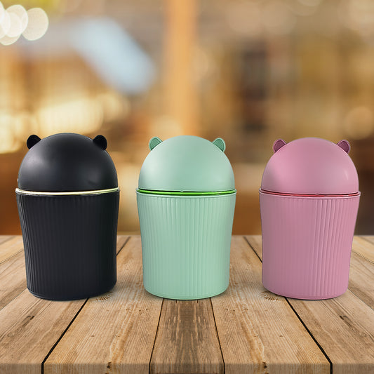Apexmini Tabletop Dustbin (1 Pc  1200 Ml  Mix Color)