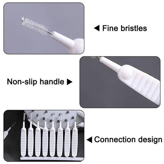 10Pcs Shower Nozzle Cleaning Brush Reusable Multifunctional Shower Head Anti-Clogging Small Brush