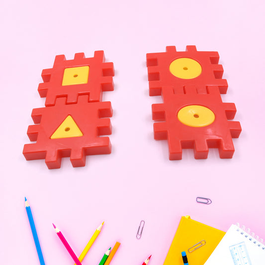 Mix Color Childrens Educational Toys Kids 3-12 Years Old 4 Pc Set Of Digital Block Building Blocks Childrens Toys Building Block Educational Gift For Boys Girls (4 Pc Set)