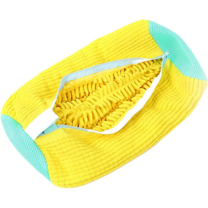 Shoecleaning Mop Cover With Microfiber Chenille Lining  Zipper (1 Pc)