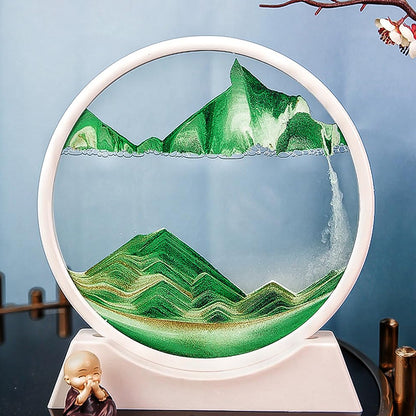 3D Moving Sand Art Picture Decor (1 Pc  Multicolor)