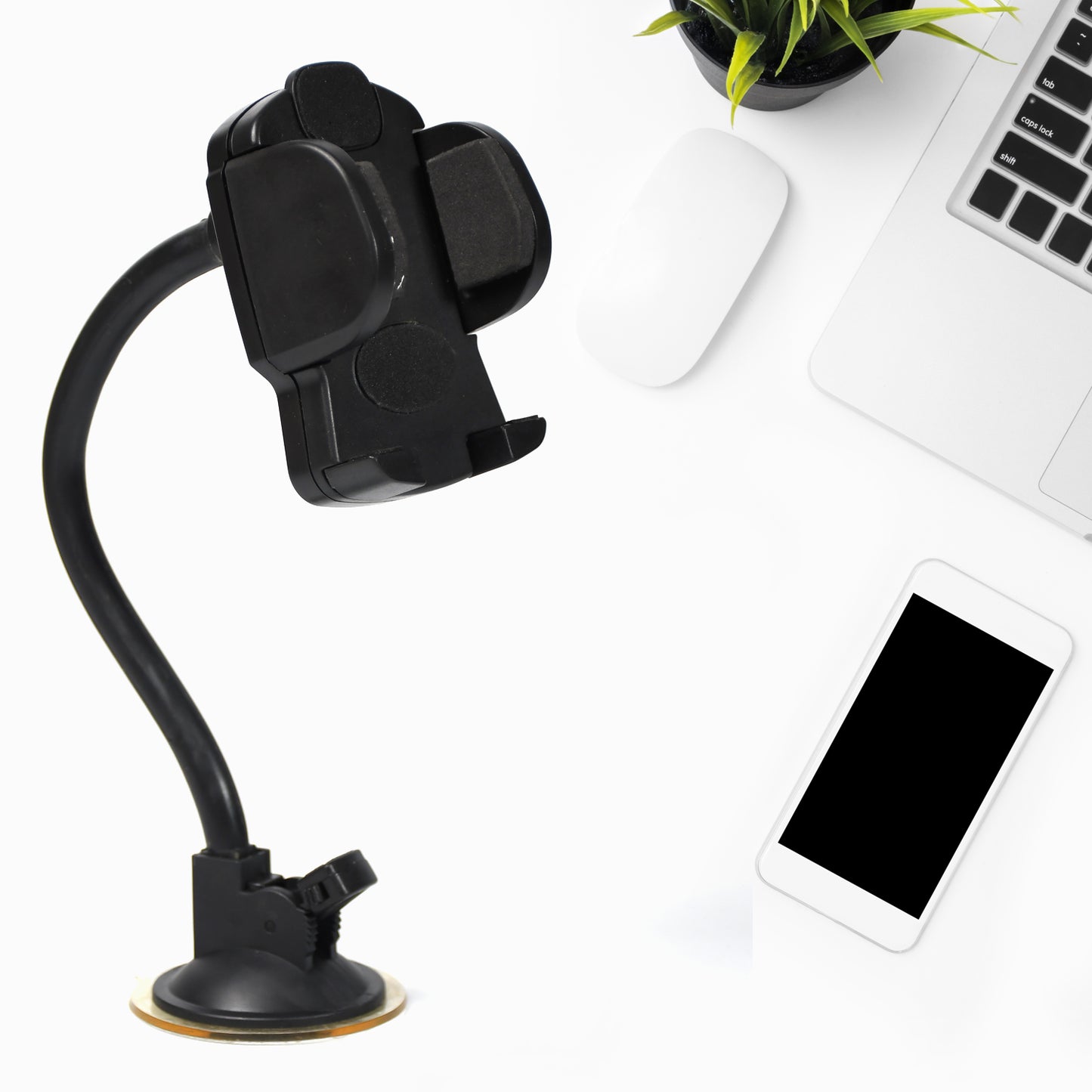 Mobile Phone Holder Long 27Cm For Car Windscreen Car Long  Phone Mount  Dashboard Mount Long Arm Cell Phone Holder With Strong Suction Cup