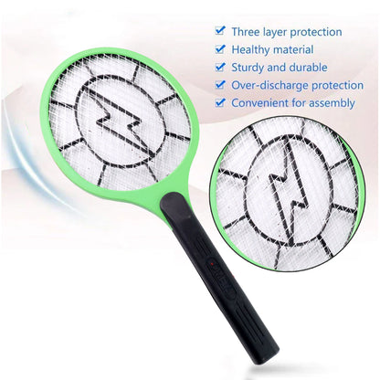 Greenrechargeable Electric Mosquito Killer Racket With Cable