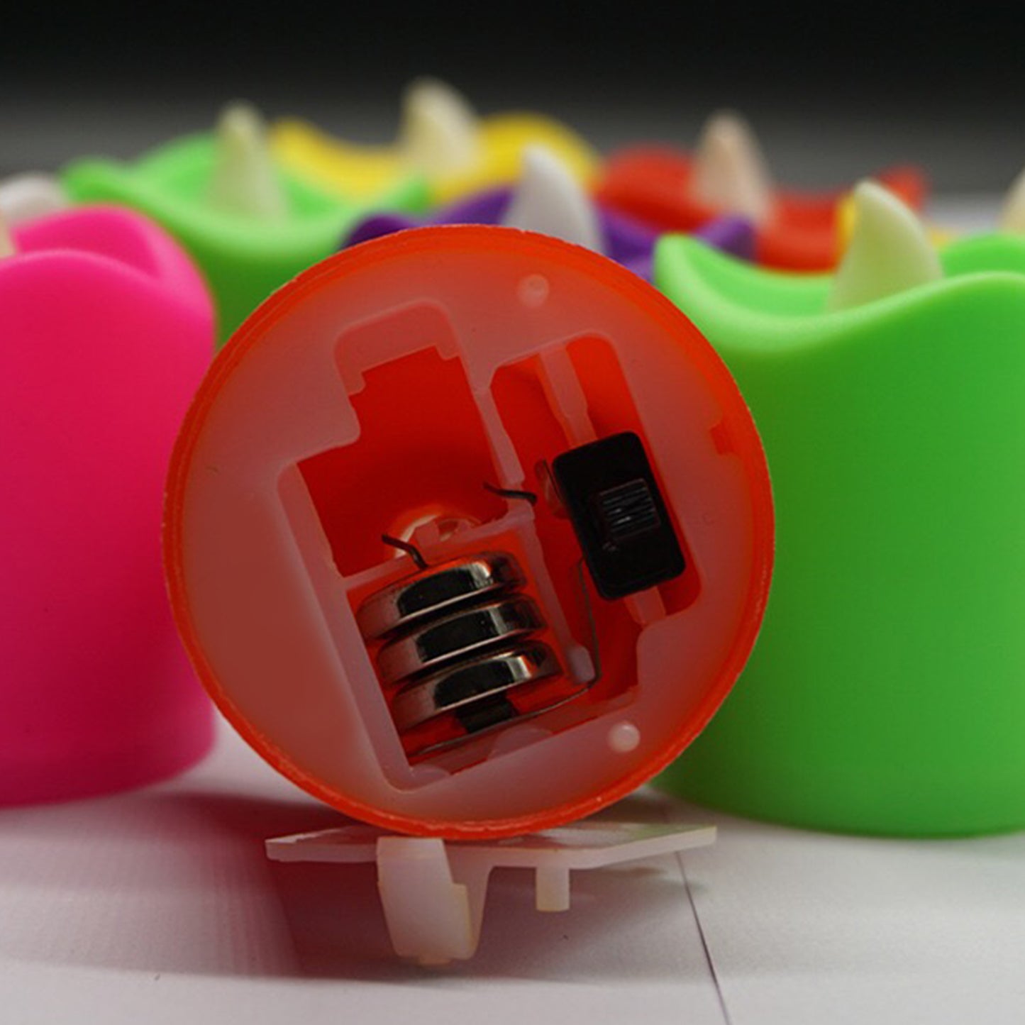 10Pcs Festival Decorative - Led Tealight Candles  Battery Operated Candle Ideal For Party.