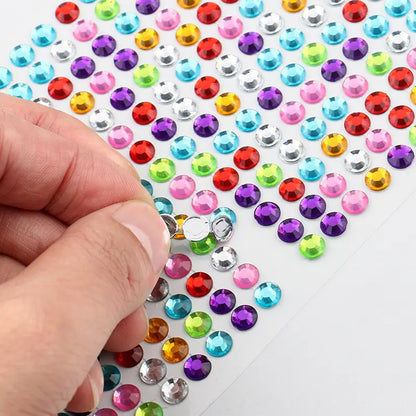 Selfadhesive Multi Size Shaped Shining Stones Crystals Stickers For Art  Craft Mobile Phone Decoration Jewellery Making School Projects Creative Work