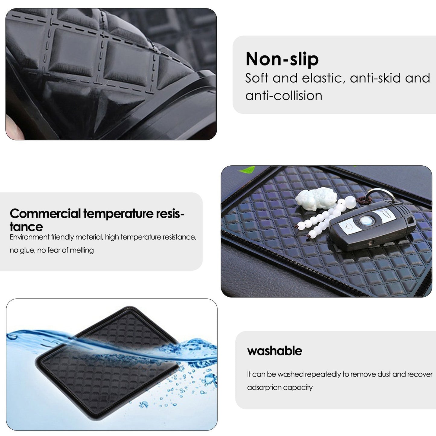 Universal Anti Skidgrass Vinyl Mat Pad (1Pc Only)