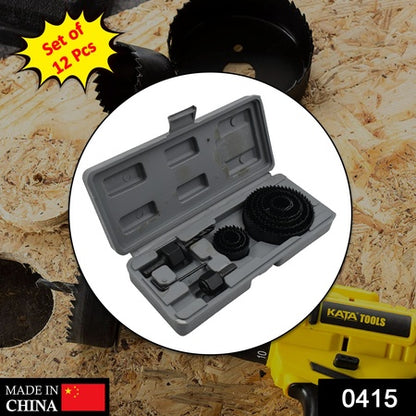 12 Pcs 19-64Mm Hole Saw Kit