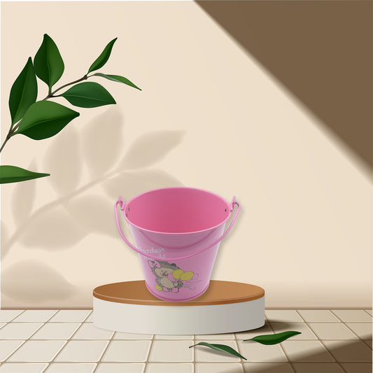 Small Metal Buckets With Handles Bucket Plant Kids Pot Plant Succulents Metal Flower Bucket Metal Candy Bucket Ice Bucket Bucket Metal Succulent Flower Pot Creativity (1 Pc)