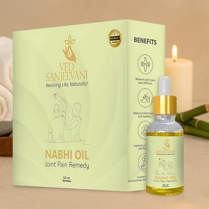 Ved Sanjeevani Nabhi Oil For Joint Pain Relief (30Ml  1 Pc)