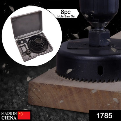 8Pc Hole Saw Set