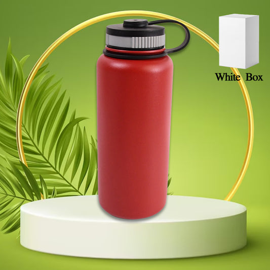 Stainless Steel Double Wall Vacuum-Insulated Drink Water Bottle (1000 Ml  Mix Color)
