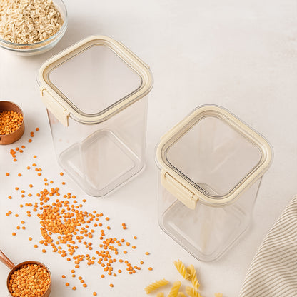 Apexpress N Lock Airtight Kitchen Storage Container Set (2Pc1400Ml) Approx