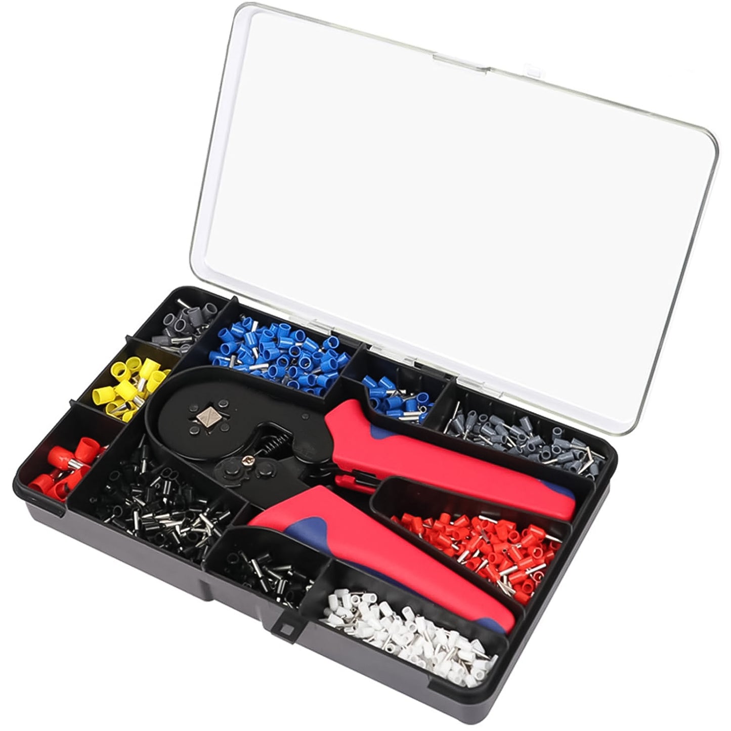 Wireferrule Kit With 1200Pcs Wire End Ferrules  Crimper Plier