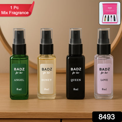 Miniperfume Spray 8Ml (Mix Fragrance  4 Pc)
