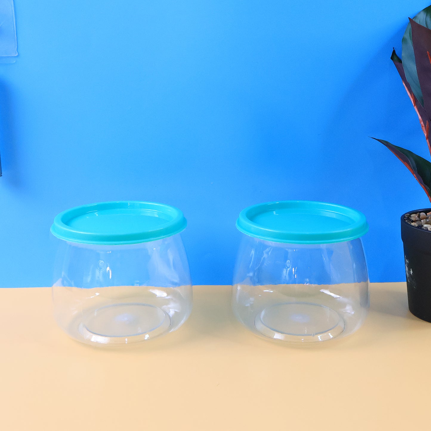 Airtight Storage Containers Set  Approx 900Ml (2 Pc)