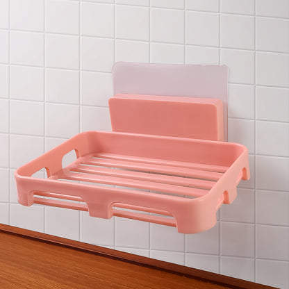 Selfadhesive Rectangular Soap Dish Holder (1 Pc)