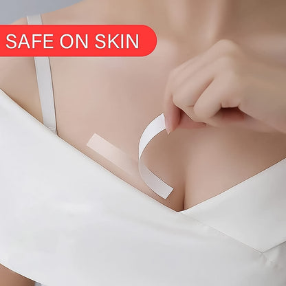 Waterproof Anti-Skid Disposable Double Sided 10 Adhesive Transparent Clear Medical Tape For Lingerie (10 Pcs Set)