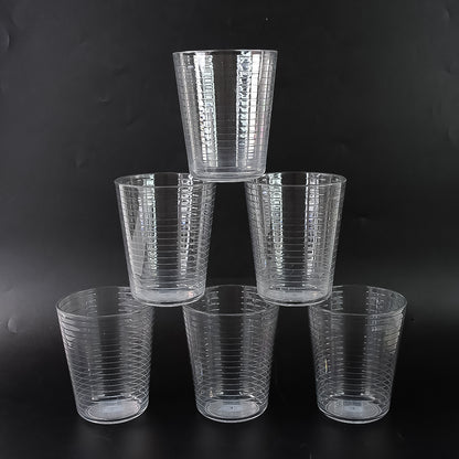 Apexpyramid Ringo Plastic Glass  300Ml Approx  Durable Crystal-Clear Tumbler