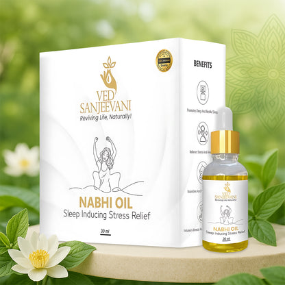 Ved Sanjeevani Nabhi Oil Sleep Inducing Stress Relief (30Ml  1 Pc)