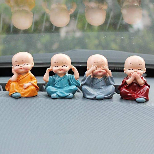 Baby Buddha 4Pc And Show Piece Used For House Office And Official Decorations Etc.