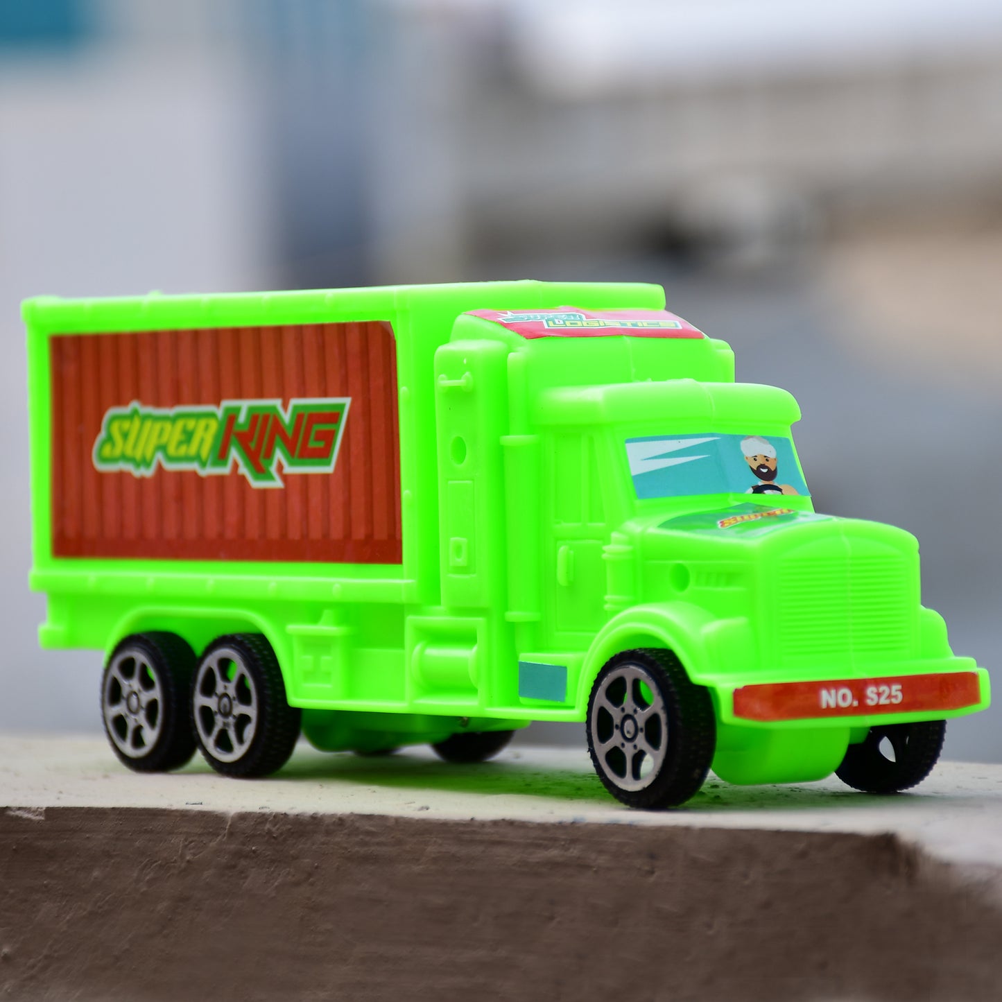Plastic Container Cargo Truck Toy For Kids