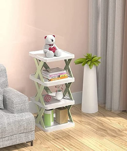 4 Layer Shoes Stand Shoe Tower Rack Suit For Small Spaces Closet Small Entryway Easy Assembly And Stable In Structure Corner Storage Cabinet For Saving Space