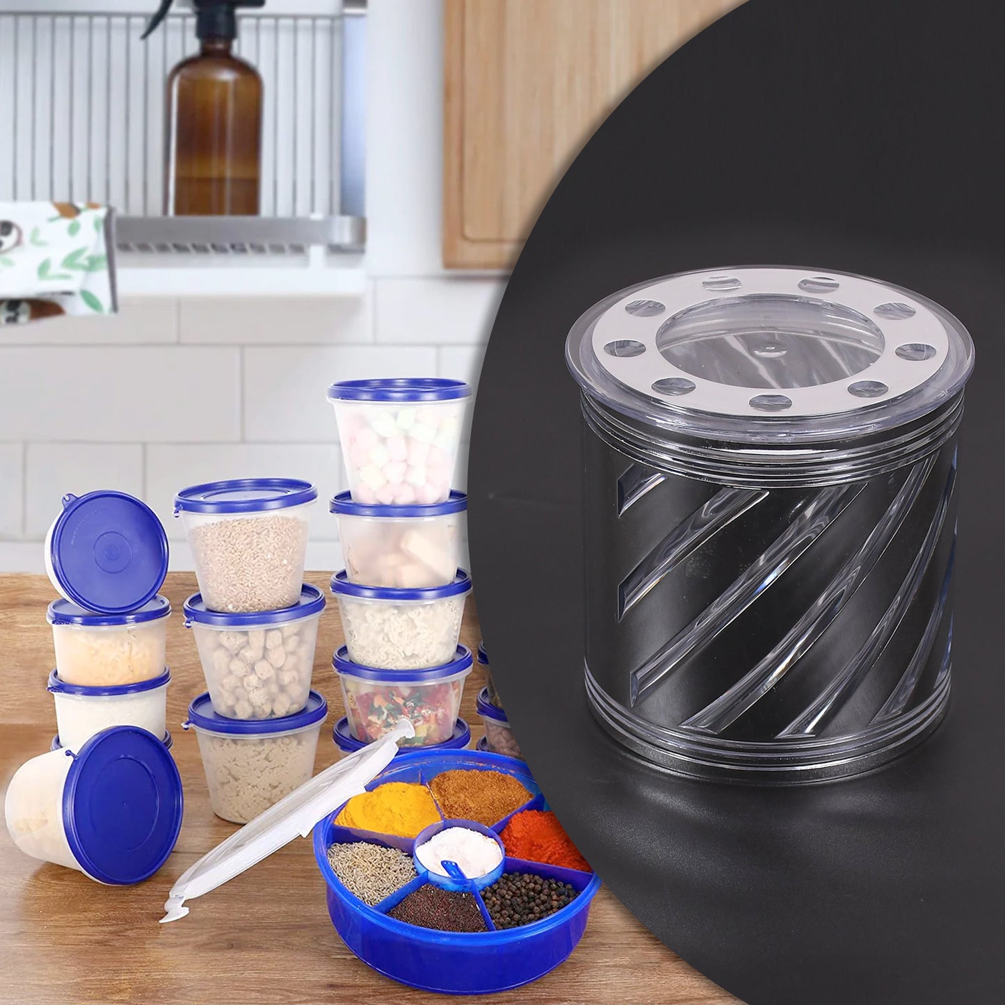 Dry Fruit Container  Storage Box  Airtight Container For Home  Kitchen Use ( 750 Ml )