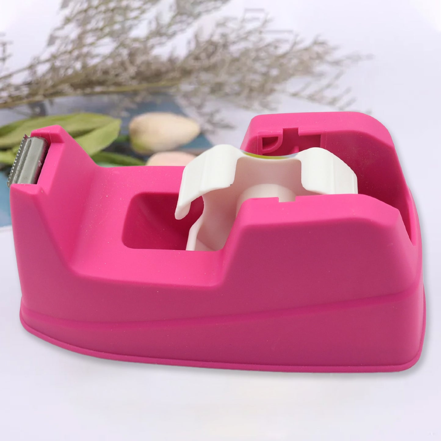 Plastic Tape Dispenser Cutter For Home Office Use Tape Dispenser For Stationary Tape Cutter Packaging Tape (1 Pc  631 Gm)