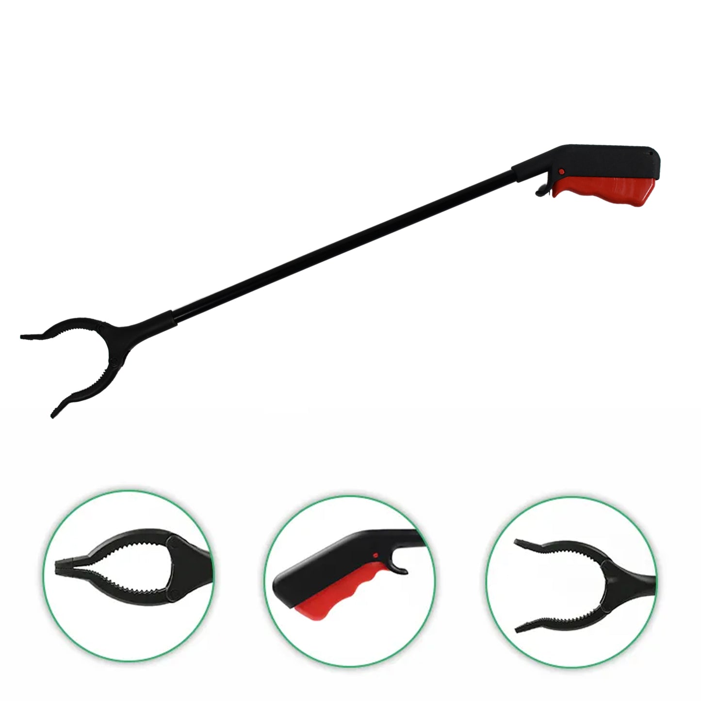Extra Long Pickup Aid Trash Picker Upper Rotating Hand Heavy Duty Grip Arm - Reaching Assist For Litter Elderly Garden  Disabled Handicap Arm
