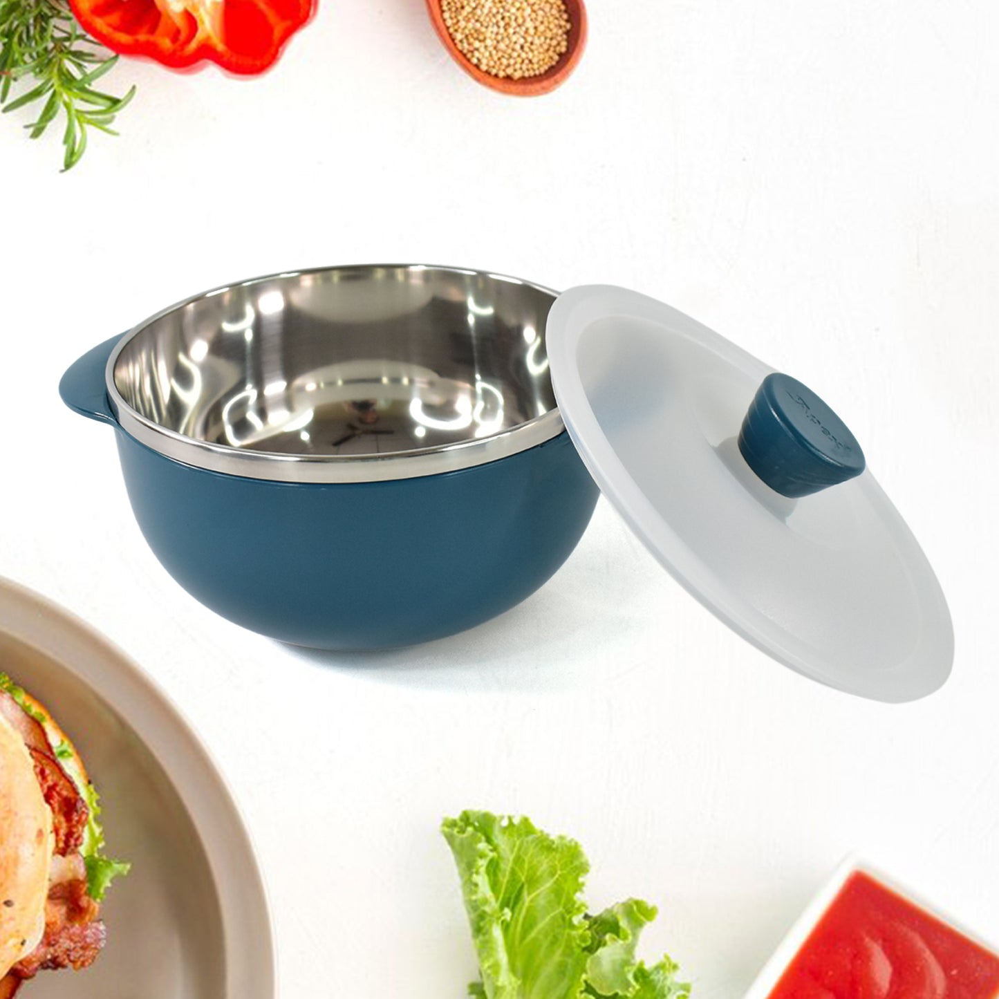 Apexmicrowave-Safe Serving Bowl 3 Pcs Set (700Ml 1000Ml 1400Ml)