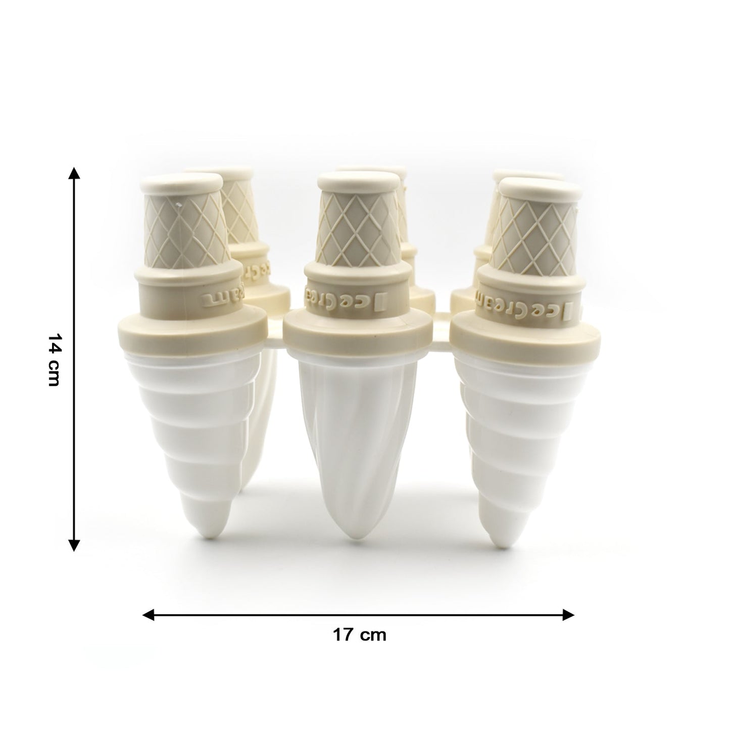 6 Pc Ice Cream Mold Used For Making Ice-Creams In All Kinds Of Places Including Restaurants And Ice-Cream Parlours Etc.
