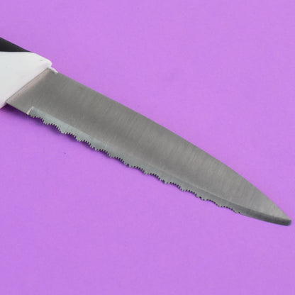 Ritustainless Steel Serrated Blade Zebra Kitchen Knife (1 Pc)