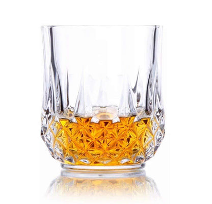 Heavy Unbreakable Stylish Look Fully Transparent Glasses Set 250Ml (6Pcs)