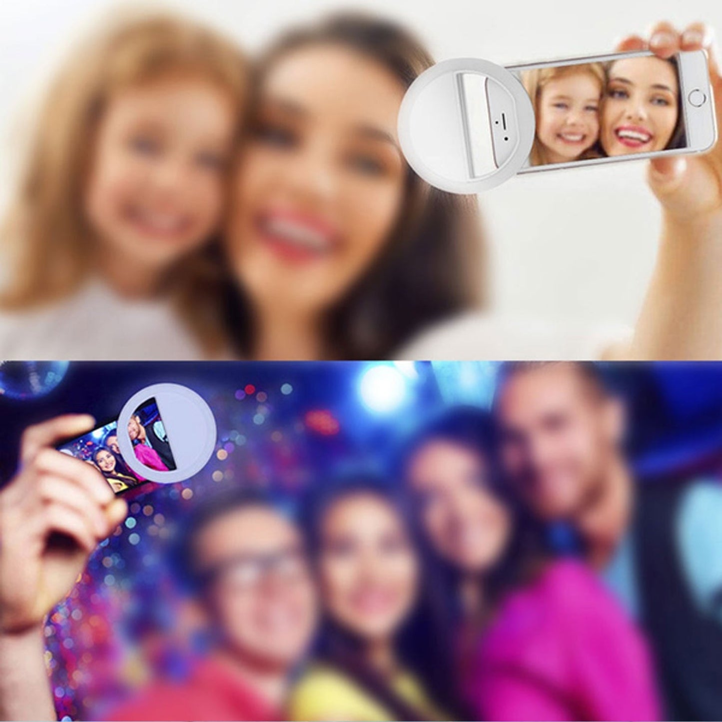 Selfie Ring Light Used For Applying Bright Shade Over Face During Taking Selfies And Making Videos Etc.