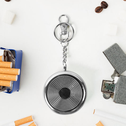 Minipocket Ss Ashtray With Keyring (1Pc)