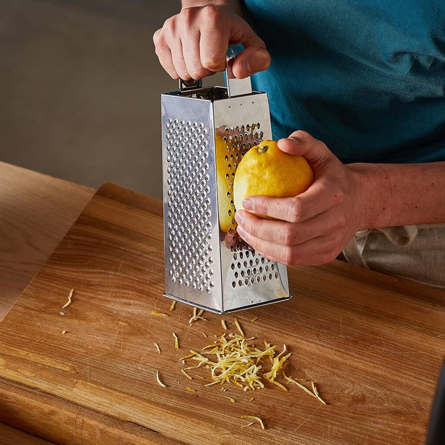 Supermom Premium 5-In-1 Stainless Steel Grater And Slicer