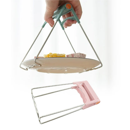 Kitchen Tongs Bowls Clip Wearresistant Bowls Plates Clip Lifter For Restaurants For Kitchen (1 Pc)
