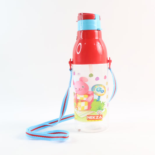 Plastic Tranparent Sports Insulated Water Bottle With Dori  Straw Easy To Carry High Quality Water Bottle Bpa-Free  Leak-Proof For Kids School For Fridge Office Sports School Gym Yoga (1 Pc 800Ml)