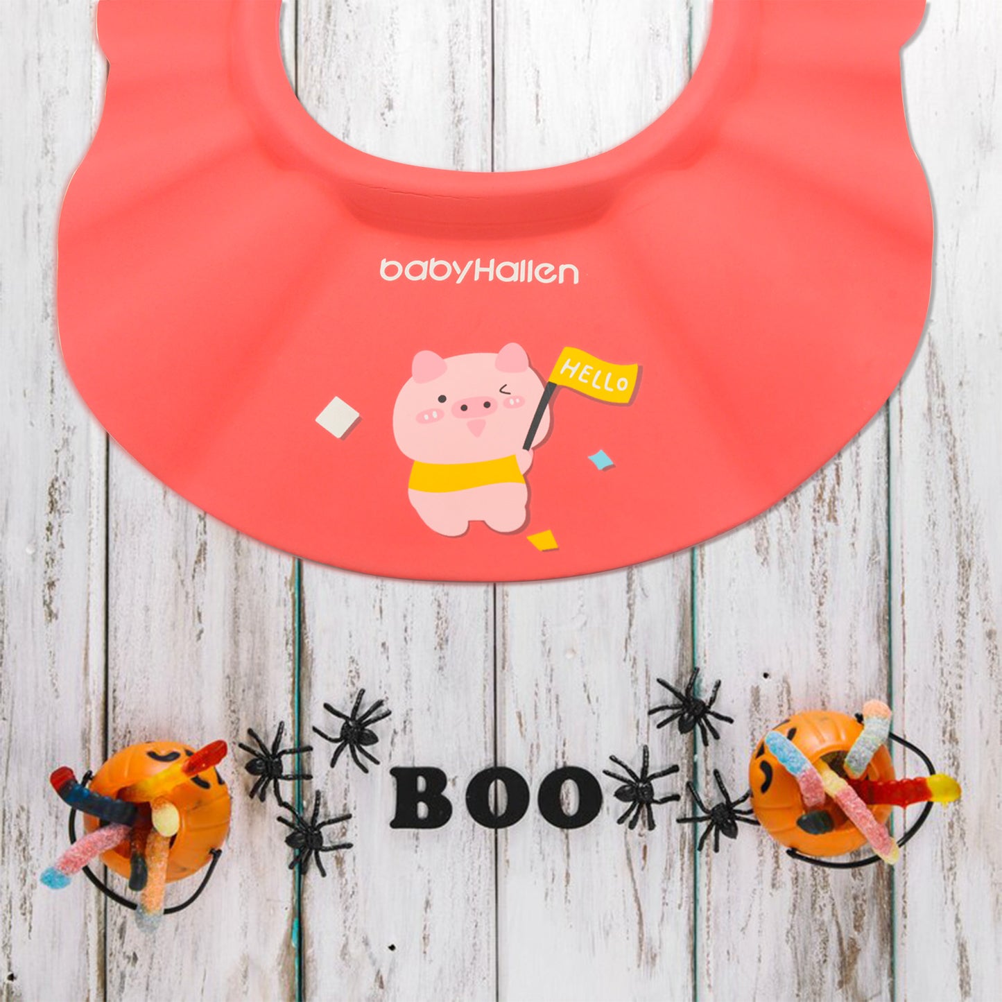 Baby Shower Caps Bath Cap For Toddlerbabykidesoft  Flexible Material Visor Hat Safe Shampoo Protection Shampoo Cap Hat New Born Infants Babies Shield Eyesears Protector Soft Comfortable Wash Hair (1 Pc)